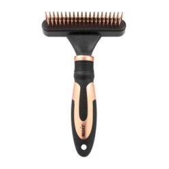 Europet Bernina NOIR Entwirrungsharke Rotierende Zinken Doppelt