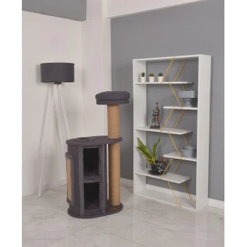 Petliving Kratzbaum Louis Anthrazit – Bild 4