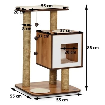 Hagen Vesper Kratzbaum V-Base – Bild 6