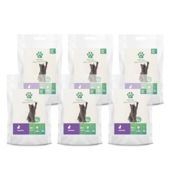 Fellicita Kaninchen Fleischstreifen 6x 50g Fellonis Katzensnacks – Bild 3