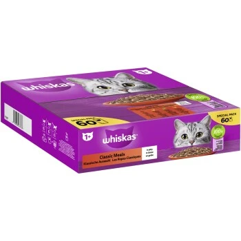 Whiskas Special Pack 1+ Klassische Auswahl In Gelee 60 X 85g