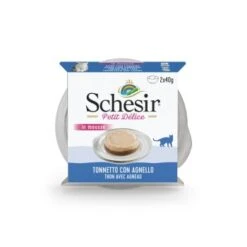 Schesir Petit Delice 24x40g Thunfisch & Lamm