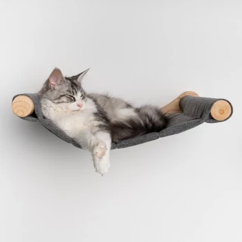 RHR Quality Wandmöbel Kletterwand Katze - Hängematte XXL De Luxe – Bild 6