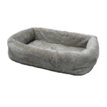 Silvio Design Tiersofa De Luxe Grau XS