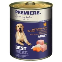 PREMIERE Best Meat Adult Truthahn & Gemüse 6x800 G