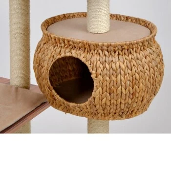 Silvio Design Katzenbaum Cosy Sky Walnuss – Bild 3