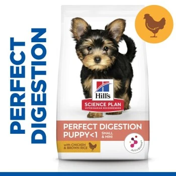 Hill's Science Plan Perfect Digestion Puppy Small & Mini Mit Huhn Und Reis 1,5 Kg – Bild 4