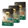 SELECT GOLD Sensitive Adult Mini Probierpaket 3x1kg Probierpaket 1, Mix-Pack