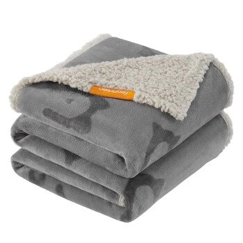 FEANDREA XL Wasserdichte Hundedecke Sherpa Fleece XL