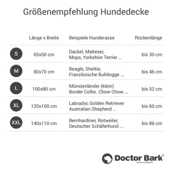 Doctor Bark Liegedecke Schwarz S – Bild 6