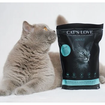 CAT'S LOVE Trocken Adult Lachs 2 Kg – Bild 2