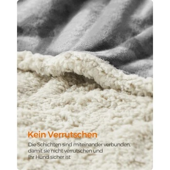 FEANDREA XL Wasserdichte Hundedecke Sherpa Fleece XL – Bild 4