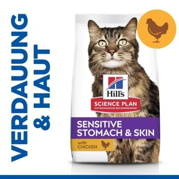 Hill's Science Plan Sensitive Stomach & Skin Adult 1+ Mit Huhn 7 Kg – Bild 3