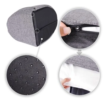 Lionto Katzenhöhle Mit Wendekissen Hellgrau – Bild 5