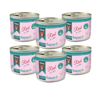 Fellicita Rind Pur Für Kitten 6x 200g – Bild 2