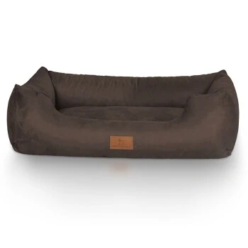 Knuffelwuff Hundebett Dreamline Aus Velours Braun M-L