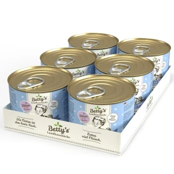 Betty's Landhausküche Kitten Huhn & Rind 6 X 200g Für Katze – Bild 4