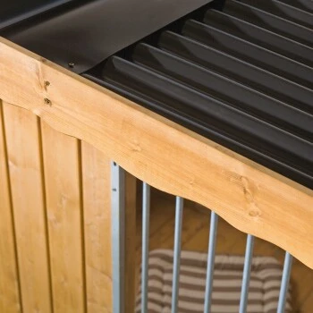 Sauerland Hundezwinger Charly Mit Hundehütte 3 M, 2 M, 2,25 M Ohne Bodenplatte – Bild 4