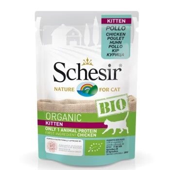 Schesir BIO Kitten 16x85g