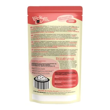 Lucky Lou Kitten Geflügel 16x125g – Bild 2