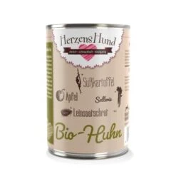 HerzensHund Adult 12x400g Bio Huhn