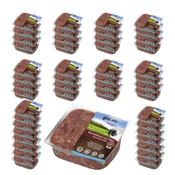 ProCani Buy Nature Pferdefleisch Pur 100% Muskelfleisch 48x500 G
