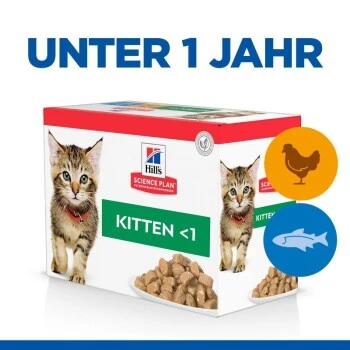 Hill's Science Plan Kitten Multipack Mit Huhn Und Seefisch 12x85 G – Bild 3