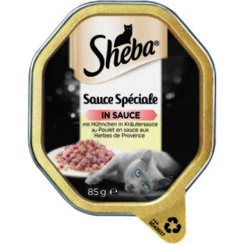 Sheba Sauce Spéciale Mit Hühnchen In Kräutersauce 22 X 85g