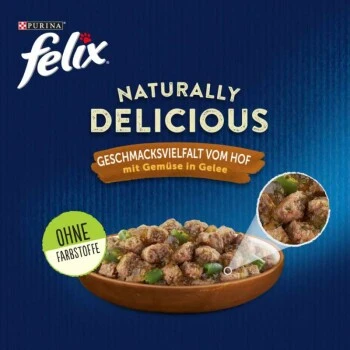 Felix Naturally Delicious Geschmacksvielfalt Vom Land 80x80g – Bild 13