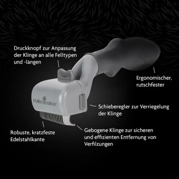 FURminator Hund & Katze Entfilzer – Bild 2