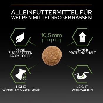 PRO PLAN Optistart Medium Puppy 3 Kg – Bild 7